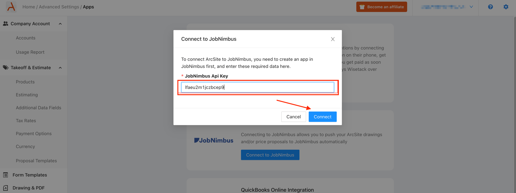 How Do I Enable the JobNimbus Integration With ArcSite